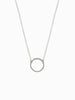 Circle Floating Shapes Necklace