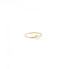 Gold Stone Stacking Rings