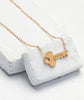 Never Ending Key Gold Choker Necklace
