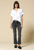 White Buttoned Blouse Top
