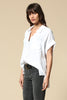 White Buttoned Blouse Top