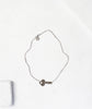Never Ending Key Silver Choker Necklace