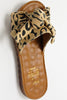 Taupe Bow Leopard Sandal