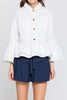 Long Sleeve Ruffle Jacket