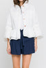 Long Sleeve Ruffle Jacket