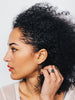 Black Druzy Ring