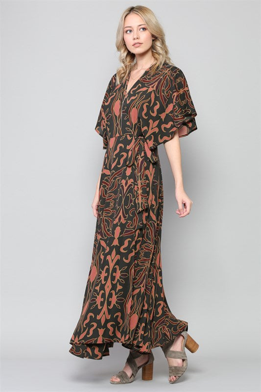 Wrapped Up Maxi Dress