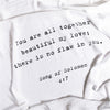 Lord Look Down Baby Swaddle Blanket