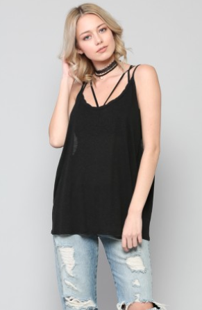 Lazy Day Cami in Black