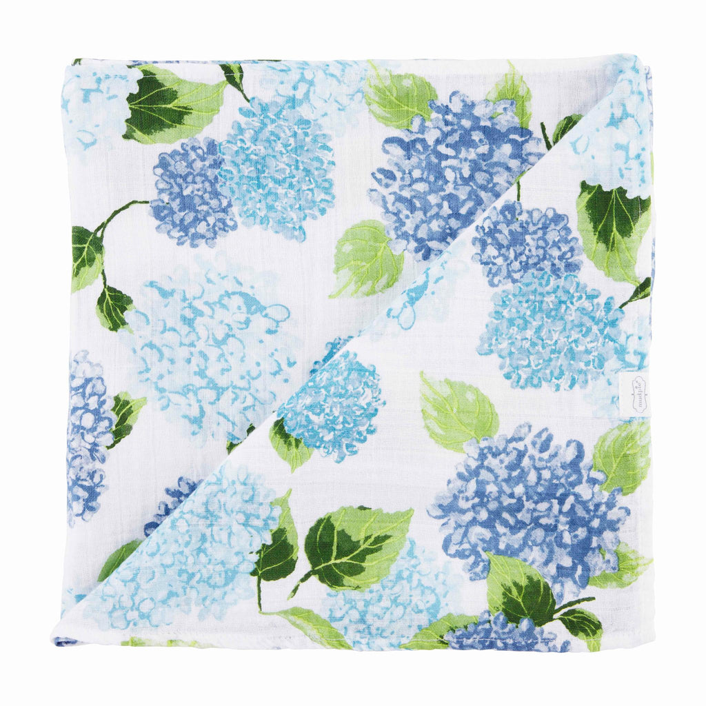 Blue Hydrangea Swaddle