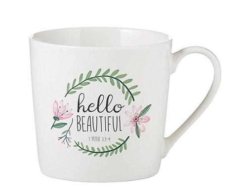 Hello Beautiful Cafe Mug