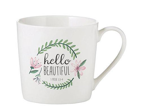 Hello Beautiful Cafe Mug
