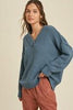 Boyfriend Blue Sweater