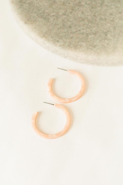 Minnie Pink Hoop Earring