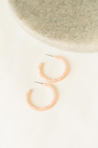 Minnie Pink Hoop Earring