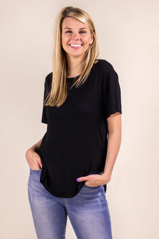 Black Bamboo Top