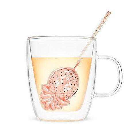 Pineapple Rose Gold Tea Infuser