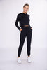 Black Athleisure Joggers