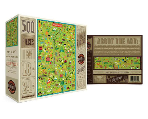 Atlanta City Scape Puzzle