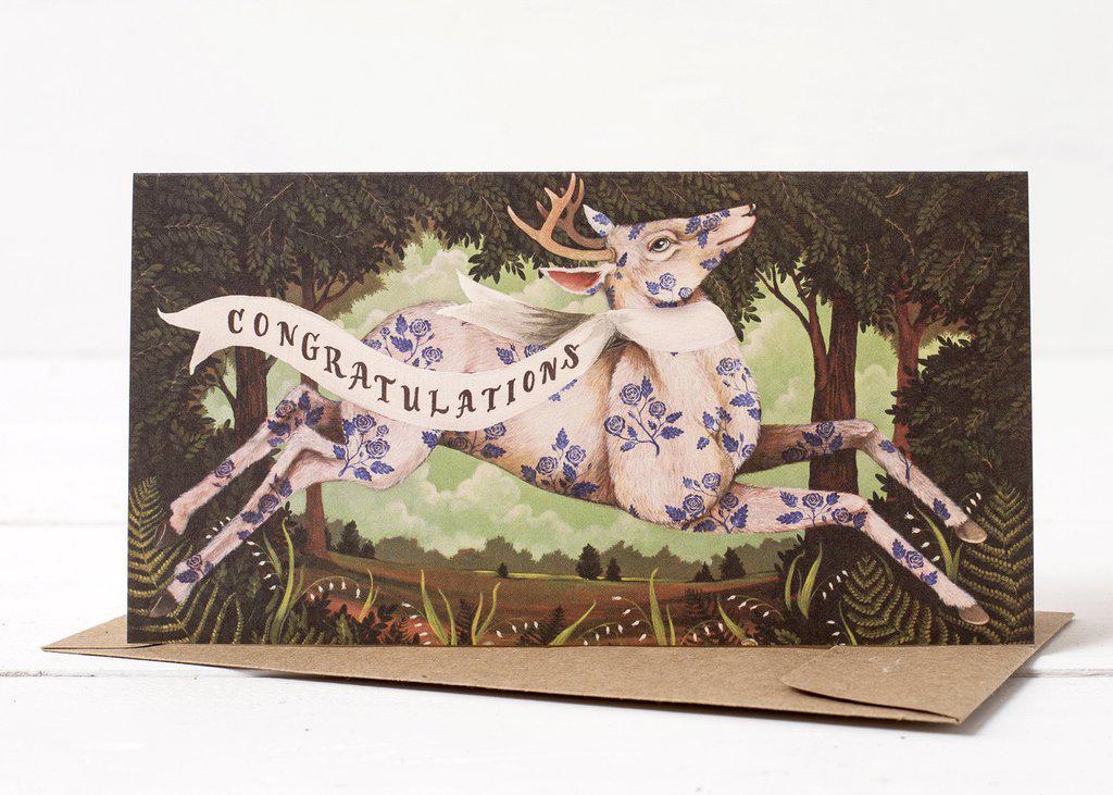 Congratulations Deer Card