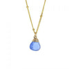 Gold Trinket Stone Necklace