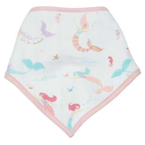Mermaid Muslin Bandana Bib