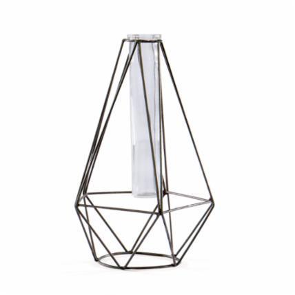 Skinny Geometric Vase