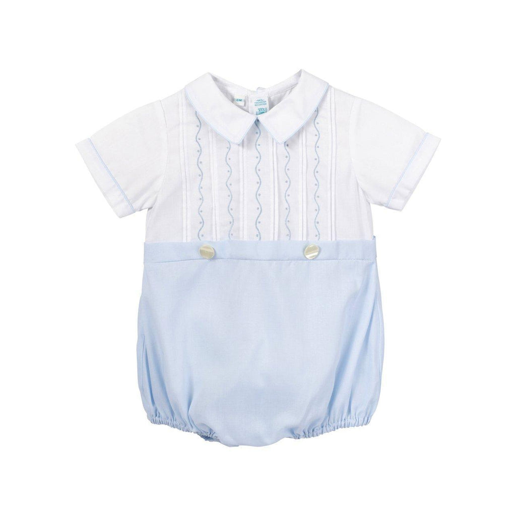 Embroidered Mock 2-Piece Creeper