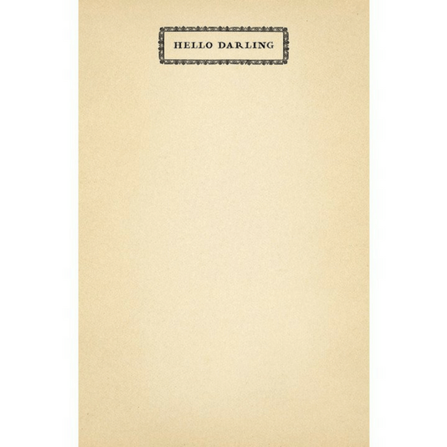 Hello Darling Notepad