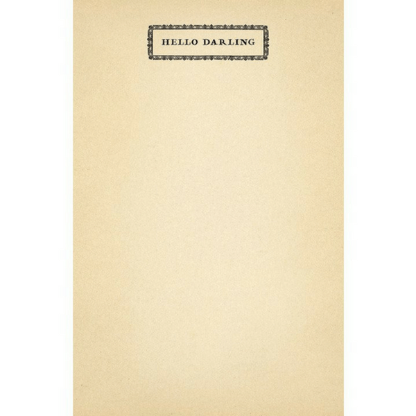 Hello Darling Notepad