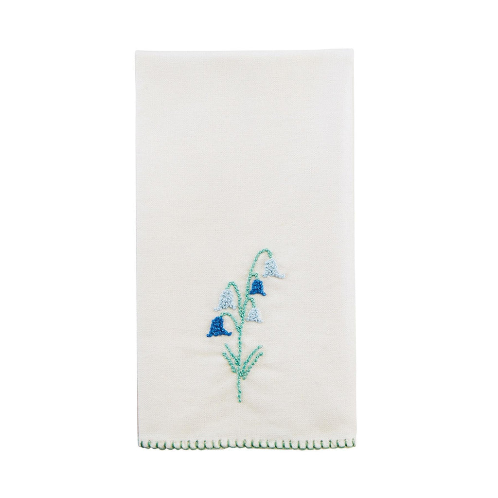 Blue Bell French Knot Towel