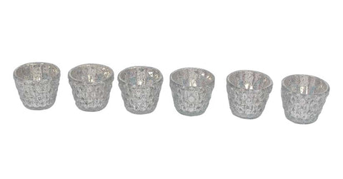 Silver Glass Votive