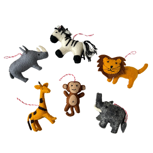 Safari Wool Ornament