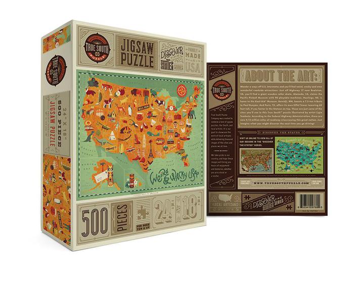 Weird & Wacky USA Puzzle