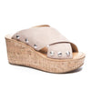 Oahu Suede Wedge Heel Sandal