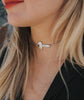 Never Ending Key Gold Choker Necklace