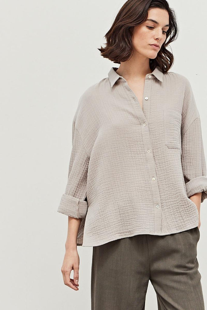 Haze Button Top