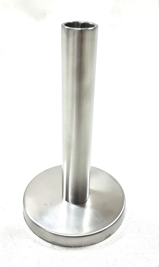 Silver Cylinder Candle Holder