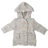 Grey Crochet Hoodie