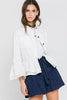 Long Sleeve Ruffle Jacket