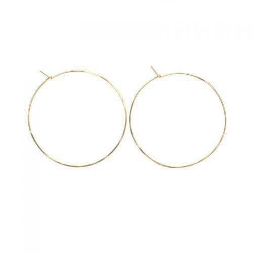 Round Hoop Earring
