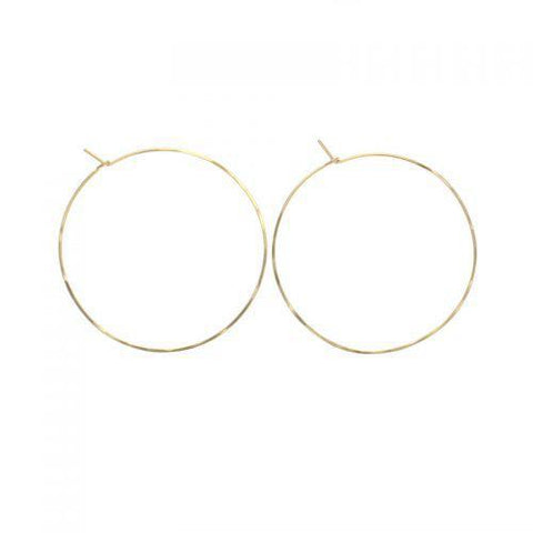 Round Hoop Earring