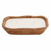 Wood Bowl Candle