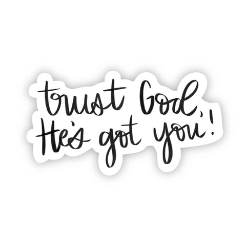 Trust God Sticker