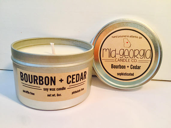 Bourbon + Cedar Candle