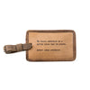 Leather Luggage Tag