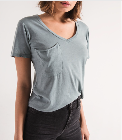 The Pocket Tee Sea Green