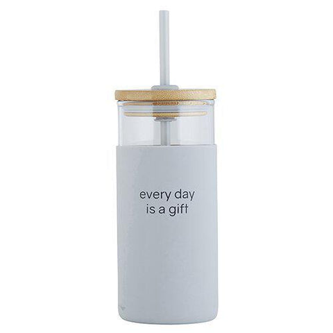 Every Day Is A Gift Glass Tumbler
