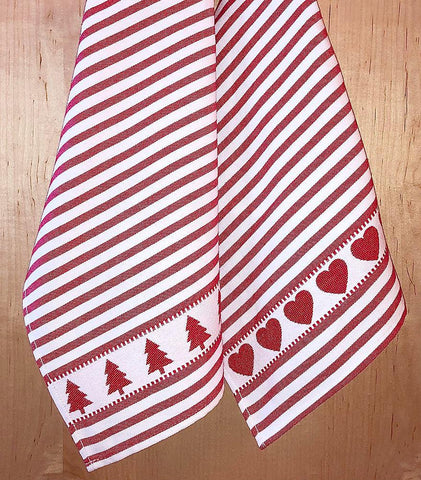 Red Trees Towel