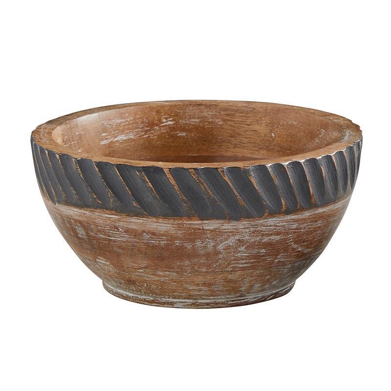 Carved Wood Bowl